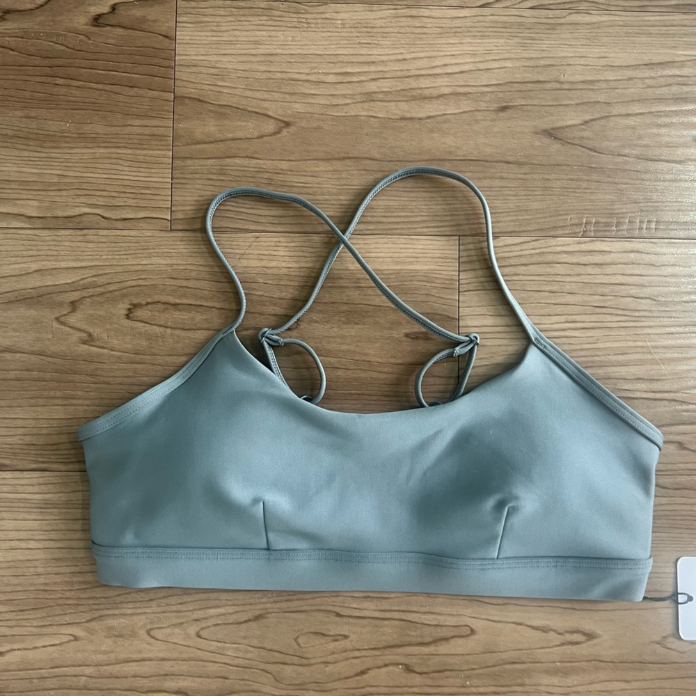Sleek Gray Sports Bra